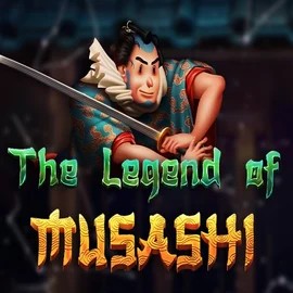 The Legend of Musashi slot logo by Peter & Sons at IgoBet Casino